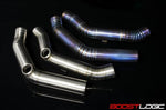 Boost Logic Titanium Upper Intercooler Pipes Nissan R35 GTR 09+