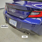 Killer B Exhaust Tip Extenders | 2017-2021 Subaru BRZ/Toyota 86 and 2022 Subaru BRZ/Toyota GR86 (EXTP22)