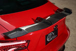 KUHL SWAN NECK CARBON GT WING + BK CHROME STAYS FOR 2011-20 TOYOTA 86/FR-S [ZN6]