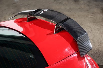 KUHL SWAN NECK GT WING (FRP (PAINTED) + BK CHROME PLATED STAYS) FOR 2011-20 TOYOTA 86/FR-S [ZN6]