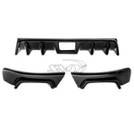 SMY Carbon Fiber Full Rear Valance Diffuser 3 Piece Kit 2015-2021 WRX / STI