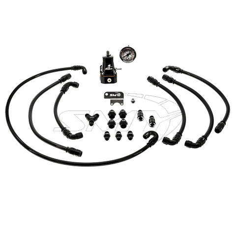 SMY V2 MAX Top Feed PTFE Fuel Line Kit w/ Fuel Pressure Regulator 02-14WRX / 04-21STI