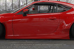 TRA-Kyoto Rocket Bunny 86 Aero, Ver.2 - Side Skirts (only) for FR-S/BRZ 2013-