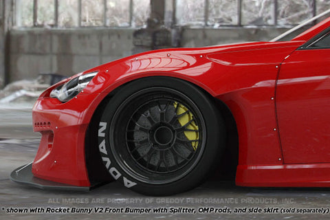 TRA-Kyoto Rocket Bunny 86 Aero, Ver.2 - Front Fenders (only) for FR-S/BRZ 2013-