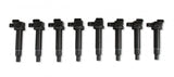 ACCEL Ignition Coils - 1998-2010 Toyota, 4.7L/Lexus 4.3L, V8 Engines, 8-Pack, Black