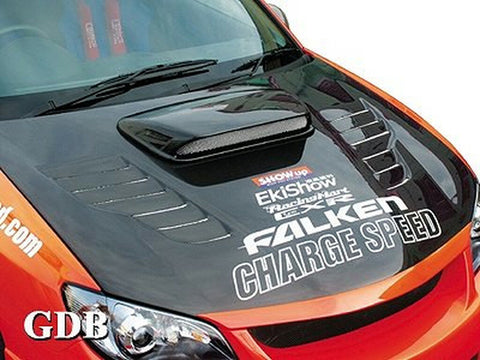 CS975HCV - CHARGE SPEED 2006-2007 SUBARU IMPREZA WRX GD-F HAWKEYE VENTED CARBON HOOD