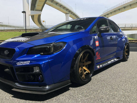 CS9735OFFW - CHARGE SPEED 2015-2021 SUBARU WRX/ STI VA S4 FRP COMPLETE BUBBLE OVER FRONT & REAR FENDERS SET FOR CHARGE SPEED "WIDE BODY"