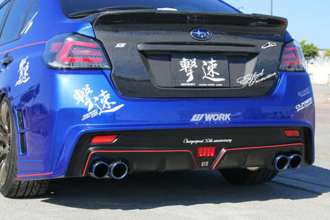 CS9735RB1 - CHARGE SPEED 2015-2021 SUBARU WRX/ STI VA S4 TYPE-1 REAR BUMPER