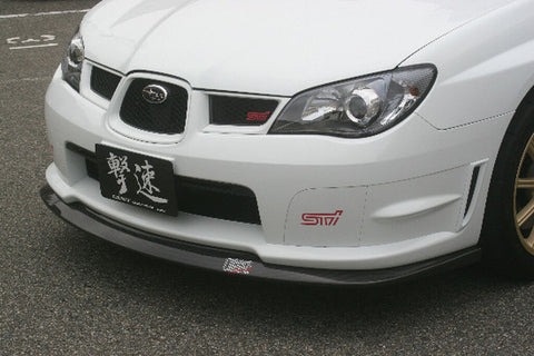 CS975FL1C - CHARGE SPEED 2006-2007 SUBARU WRX GD-F BOTTOM LINES FRONT LIP TYPE-1 FOR STI CARBON