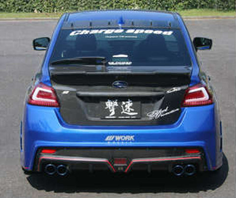 CS9735RB2C - CHARGE SPEED 2015-2021 SUBARU WRX/ STI VA S4 TYPE-2 REAR BUMPER WITH CARBON REAR DIFFUSER