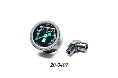 FUEL PRESSURE GAUGE WITH 90DEG ADAPTER