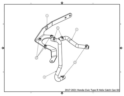 2017-2021 Honda Civic Type-R FK8 Helix Air Oil Separator Installation