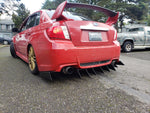 2011-2014 SUBARU WRX/STI REAR DIFFUSER V2 SEDAN ONLY