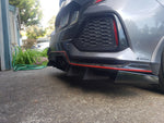 2016-2021 HONDA CIVIC REAR DIFFUSER V1 HATCHBACK ONLY