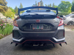 2016-2021 HONDA CIVIC REAR DIFFUSER V1 HATCHBACK ONLY