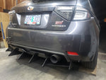 2011-2014 SUBARU WRX/STI REAR DIFFUSER V2 HATCH ONLY