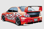 CS975FK1A2 - CHARGE SPEED 2006-2007 SUBARU IMPREZA GD-F HAWKEYE TYPE-1A FULL BUMPER KIT WITH TYPE-2 SIDE SKIRTS