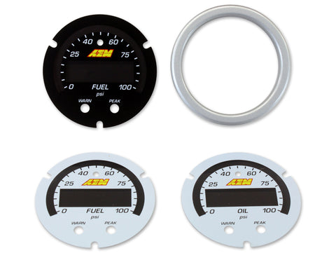 X-Series 100 PSI/7BAR Oil/Fuel Pressure Gauge Accessory