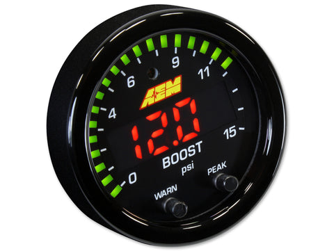 X-Series 15PSI Boost/Fuel Pressure Gauge