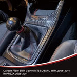 Shift Cover Cap (Manual Transmission) for SUBARU WRX IMPREZA 2008-2014 SEDAN Hatchback I 3K Real Dry Carbon Fiber with U-Resistant Clear Coating