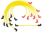 ACCEL Spark Plug Wire Set - 8.8mm - Spiral Wire - Custom fit wire - Yellow with Red Boots