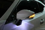 CS990ALMPR - CHARGE SPEED 2013-2020 SUBARU BR-Z ZC-6/ SCION FR-S FT-86 DOOR MIRROR FRAME WITH LED & DRL - PURE RED/ ABLAZA