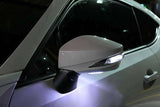 CS990ALMGR - CHARGE SPEED 2013-2020 SUBARU BR-Z ZC-6/ SCION FR-S FT-86 DOOR MIRROR FRAME WITH LED & DRL - DARK GREY METALLIC/ ASPHALT