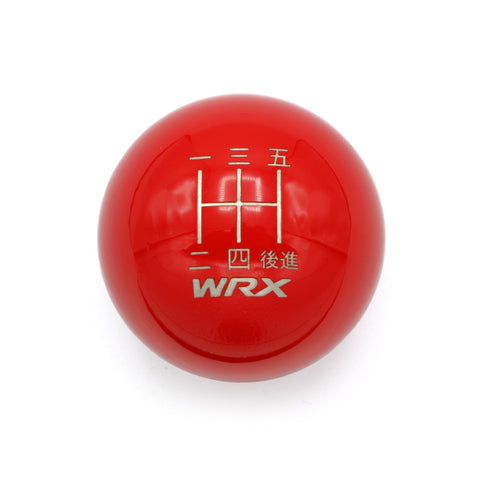 GLOSS RED WEIGHTED - 5 SPEED WRX ENGRAVING - 5 SPEED WRX FITMENT
