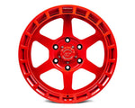 VR Forged D14 Wheel Satin Red 17x8.5 -8mm 6x139.7