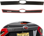 Rear Tailgate Trunk Lid Garnish Trim fit for Subaru WRX STI 2008-2014 | Impreza 2008-2011 Hatchback I Real Dry Carbon Fiber I Lightweight Strong with UV-Resistant Clear Coating