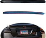 Rear Tailgate Trunk Lid Garnish Trim Fit for Subaru WRX STI 2015-2020 Sedan Real Dry Carbon Fiber I Exterior Lightweight Strong with UV-Resistant Clear Coating