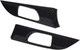 Front Inner Door Opener Cover for SUBARU IMPREZA WRX STI 2008-2014 Dry Carbon Decorative Trim I Lightweight Strong with UV-Resistant Clear Coating Perfect for an Aggressive Updated Look
