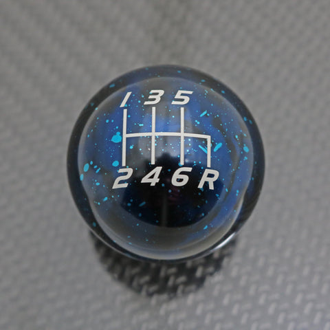 BLUE COSMIC SPACE - 6 SPEED VELOCITY ENGRAVING - HONDA FITMENT