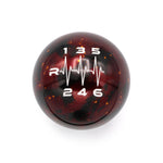 RED COSMIC SPACE - 6 SPEED HEARTBEAT ENGRAVING (LEFT REVERSE) - MAZDA FITMENT