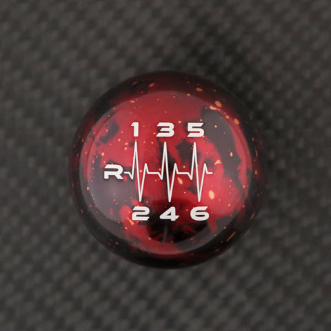 RED COSMIC SPACE - 6 SPEED HEARTBEAT (REVERSE LEFT) - Subaru Auto CVT