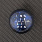 BLUE COSMIC SPACE - 6 SPEED HEARTBEAT ENGRAVING (REVERSE RIGHT) - MAZDA FITMENT