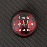 RED COSMIC SPACE - 6 SPEED HEARTBEAT ENGRAVING - 6 SPEED STI FITMENT