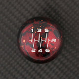 RED COSMIC SPACE - 6 SPEED HEARTBEAT ENGRAVING - 6 SPEED STI FITMENT