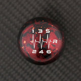 RED COSMIC SPACE - 6 SPEED HEARTBEAT ENGRAVING - HONDA FITMENT