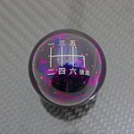 PURPLE COSMIC SPACE - 6 SPEED JAPANESE ENGRAVING (REVERSE RIGHT-DOWN) - MAZDA FITMENT
