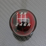 RED COSMIC SPACE - 6 SPEED VELOCITY ENGRAVING - HONDA FITMENT