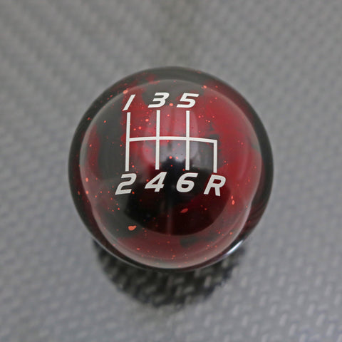 RED COSMIC SPACE - 6 SPEED VELOCITY ENGRAVING - HONDA FITMENT