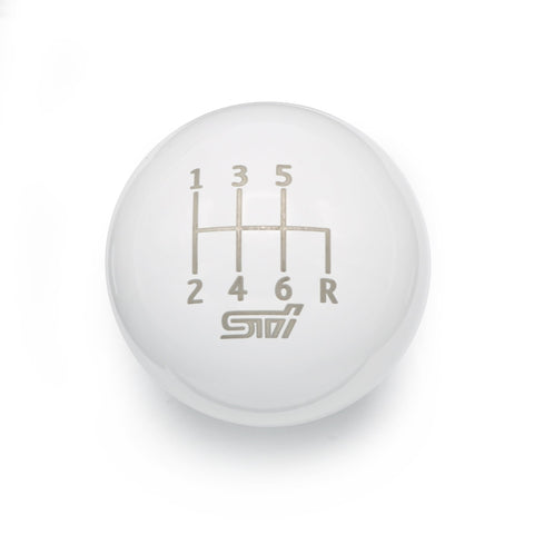 GLOSS WHITE WEIGHTED - 6 SPEED STI ENGRAVING - 6 SPEED STI FITMENT