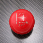 GLOSS RED WEIGHTED - 6 SPEED STI JAIL-PRISON ENGRAVING - 6 SPEED STI FITMENT