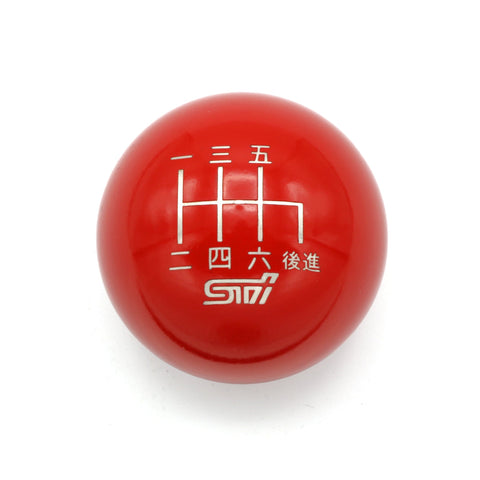 GLOSS RED WEIGHTED - 6 SPEED STI JAPANESE ENGRAVING - 6 SPEED STI FITMENT