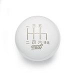 GLOSS WHITE WEIGHTED - 6 SPEED STI JAPANESE ENGRAVING - 6 SPEED STI FITMENT