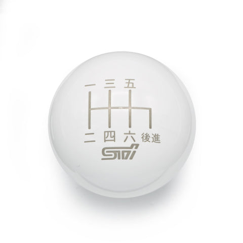 GLOSS WHITE WEIGHTED - 6 SPEED STI JAPANESE ENGRAVING - 6 SPEED STI FITMENT