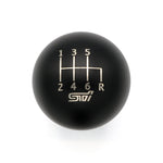 MATTE BLACK WEIGHTED - 6 SPEED STI ENGRAVING - 6 SPEED STI FITMENT