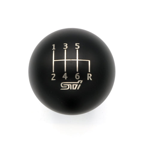 MATTE BLACK WEIGHTED - 6 SPEED STI ENGRAVING - 6 SPEED STI FITMENT