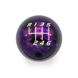 PURPLE COSMIC SPACE - 6 SPEED VELOCITY ENGRAVING - AUDI/VW MANUAL FITMENT